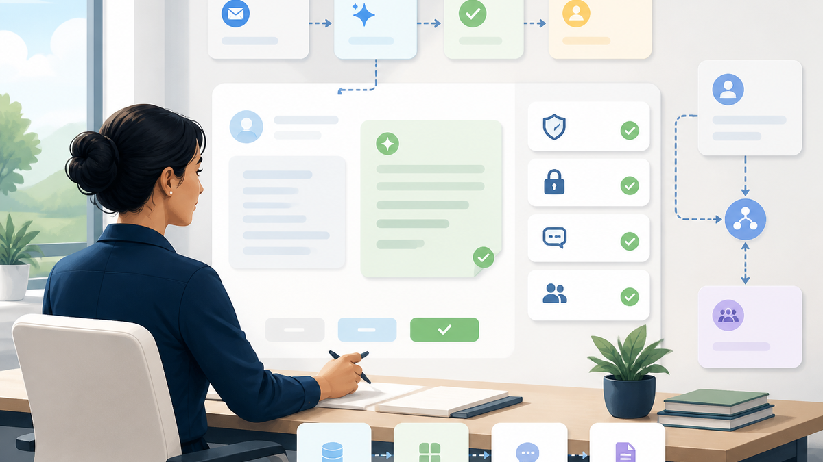 Conceptual review checkpoints for How to automate FreeScout workflows with AI