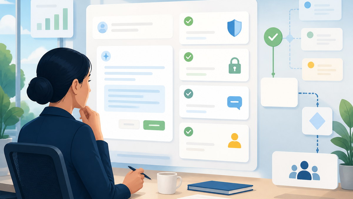 Conceptual review checkpoints for How to choose the right AI model for customer support
