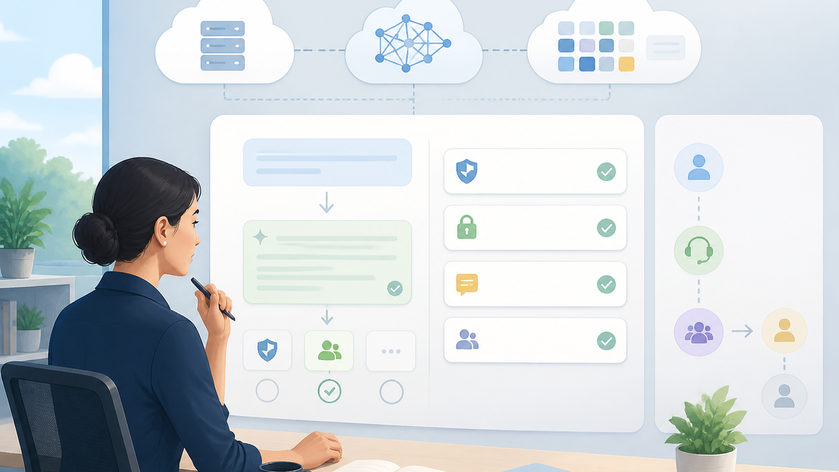 Conceptual review checkpoints for GPT vs Claude vs Gemini for customer support