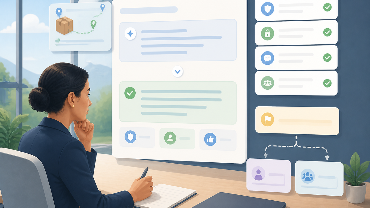 Conceptual review checkpoints for How to write shipping delay responses with AI